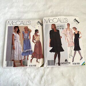 2 McCall's Sewing Patterns